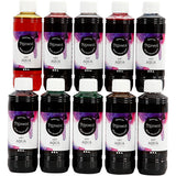 Pigmentierte flüssige Aquarellfarbe, verschiedene Farben, 10x250 ml 1 Box