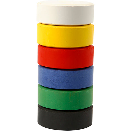 Colortime https: www.cchobby.nl Aquarell-h-16-mm-d-44-mm-primärfarben-6-teilig-1-Box