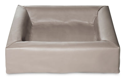 Bia-Bettbezug aus Kunstleder für Hundekörbe, Taupe