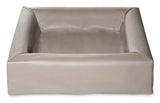 Bia-Bettbezug aus Kunstleder für Hundekörbe, Taupe