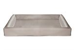 Bia-Bettbezug aus Kunstleder für Hundekörbe, Taupe