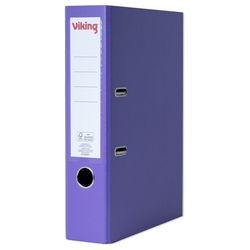 Ordner viking a4 karton, pp (polypropeen) staand paars 1 stuk