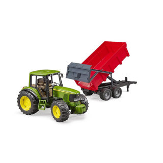 Bruder 2057 John Deere 6920 Traktor mit Anhänger