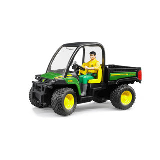 Bruder John Deere Gator XUV855D mit Fahrer