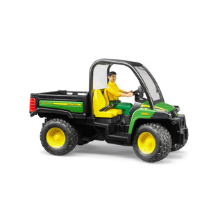 Bruder John Deere Gator XUV855D mit Fahrer