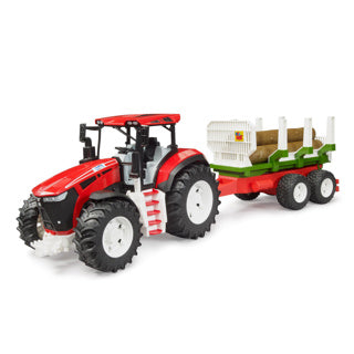 Gallagher Europa Bruder Roadmax | Traktor mit Baumanhänger | 3 Bäume (03453) 530267