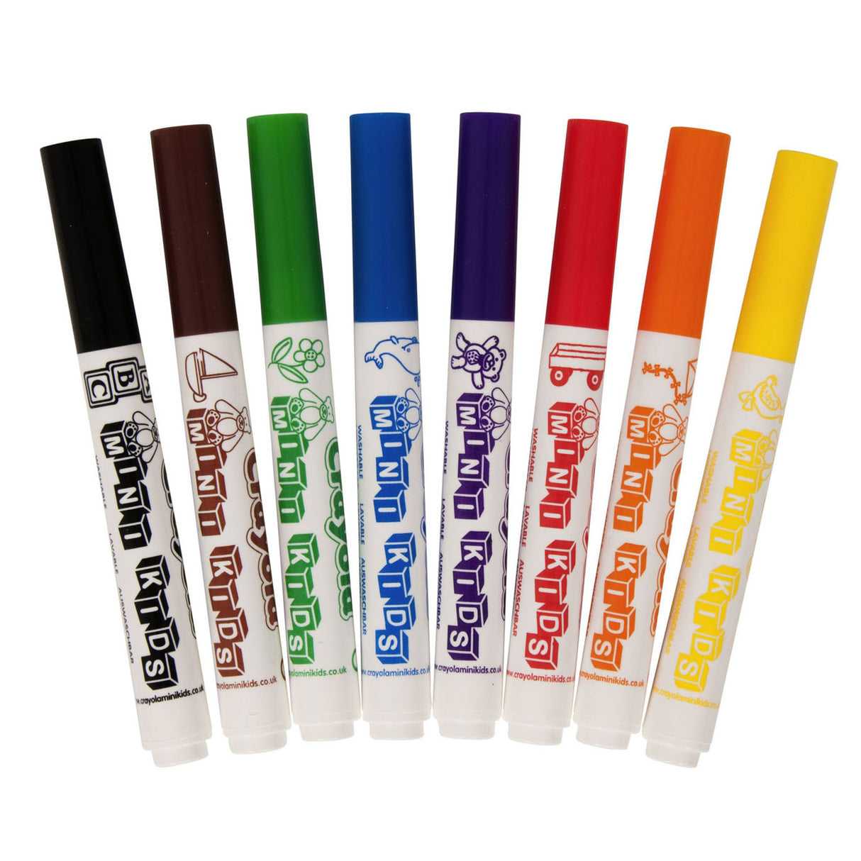 Crayola mini felt -tip pens, 8st.