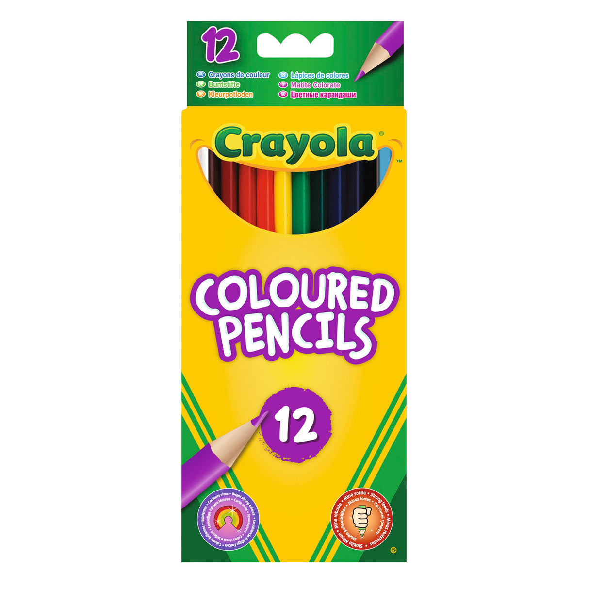 Crayola farvede blyanter, 12 ..