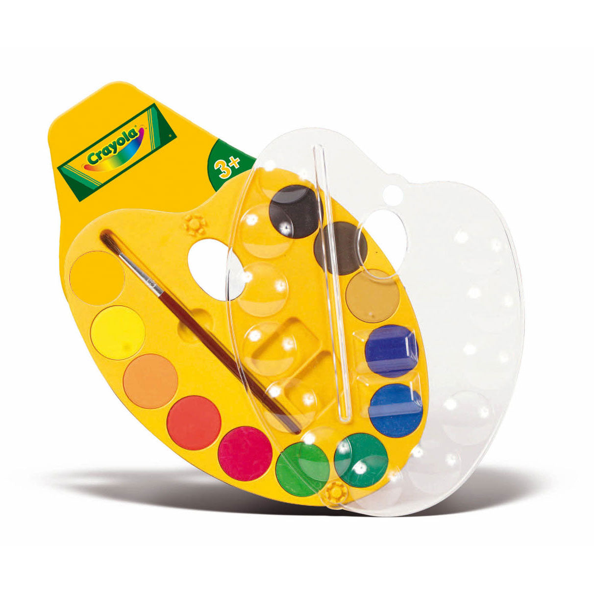 Crayola-Malpalette mit Aquarell