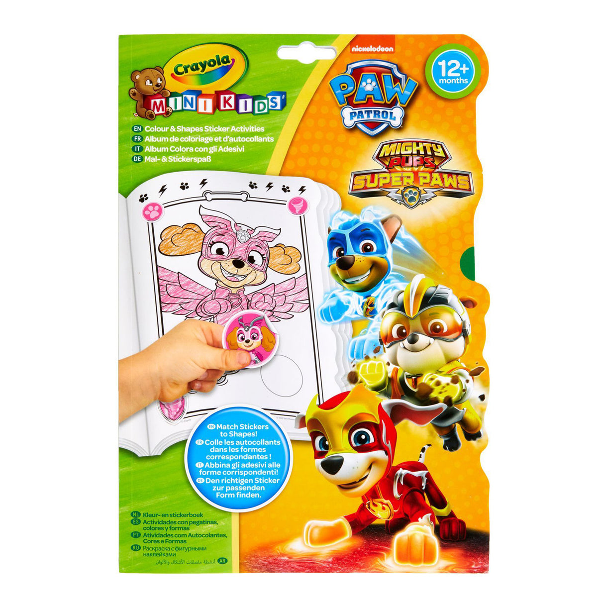 Crayola Mini Color Stickerbook Paw Patrouille