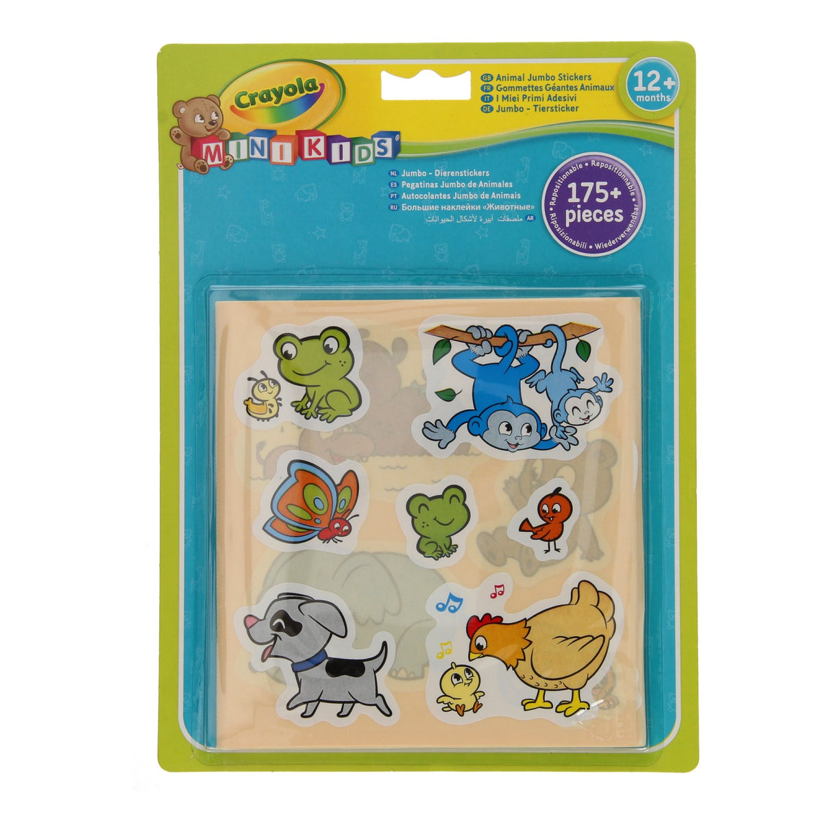 Crayola Mini Kids – Aufkleber Tiere