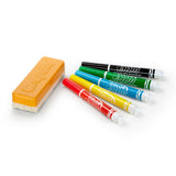 Crayola Dry Wipoffs -markörer med torkar, 5.