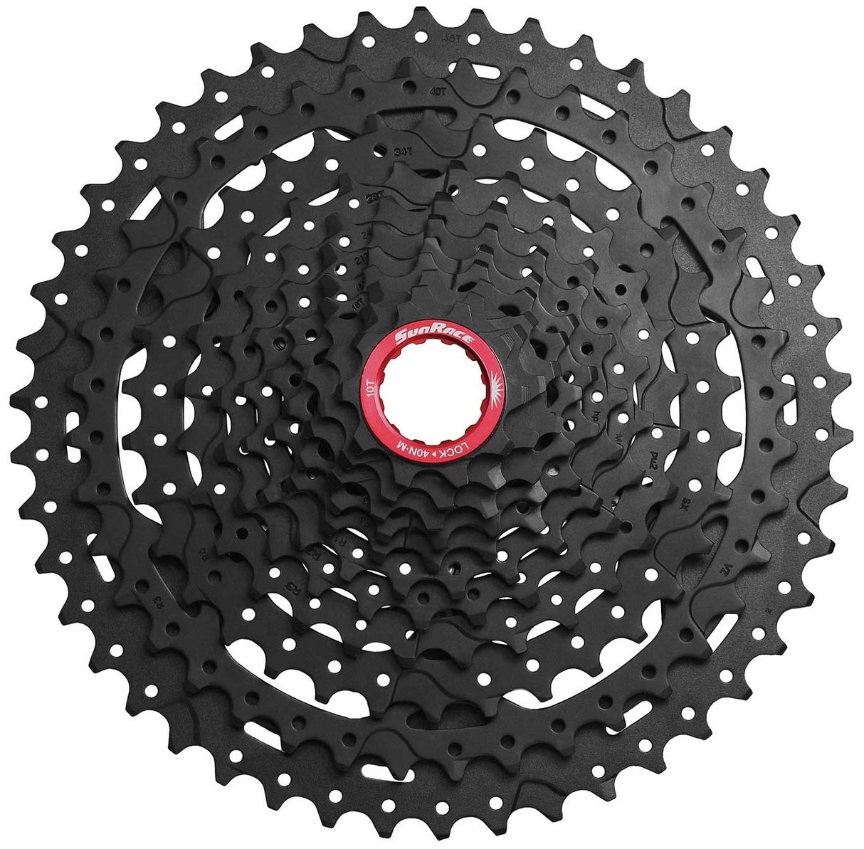 Sunrace-Casette MTB CSMX9X 10-46 11 hitrost XD-Driver Black