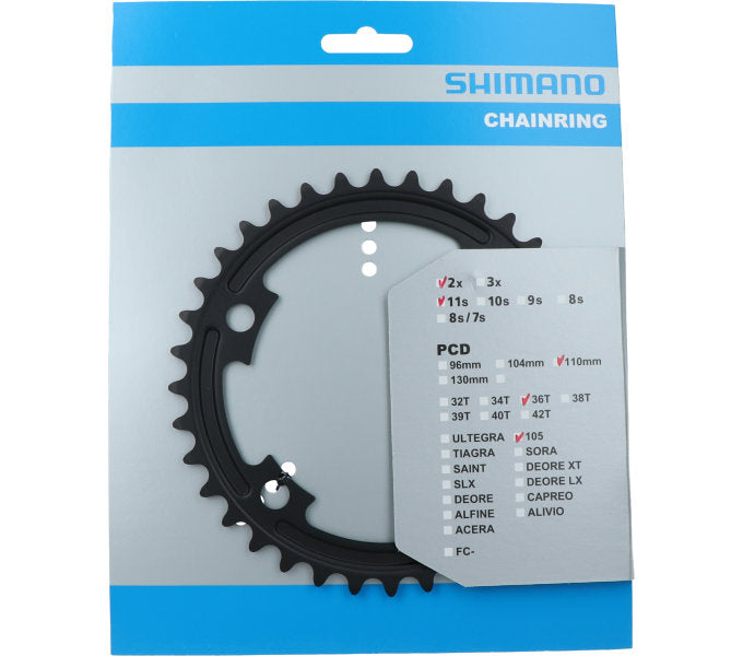 Shimano Chain Top 105 11V 36T Y1WV36000 FC-R7000 Black