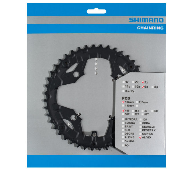 Shimano Chain Top 44 Tands Alivio FC-T4060 9 Black Black