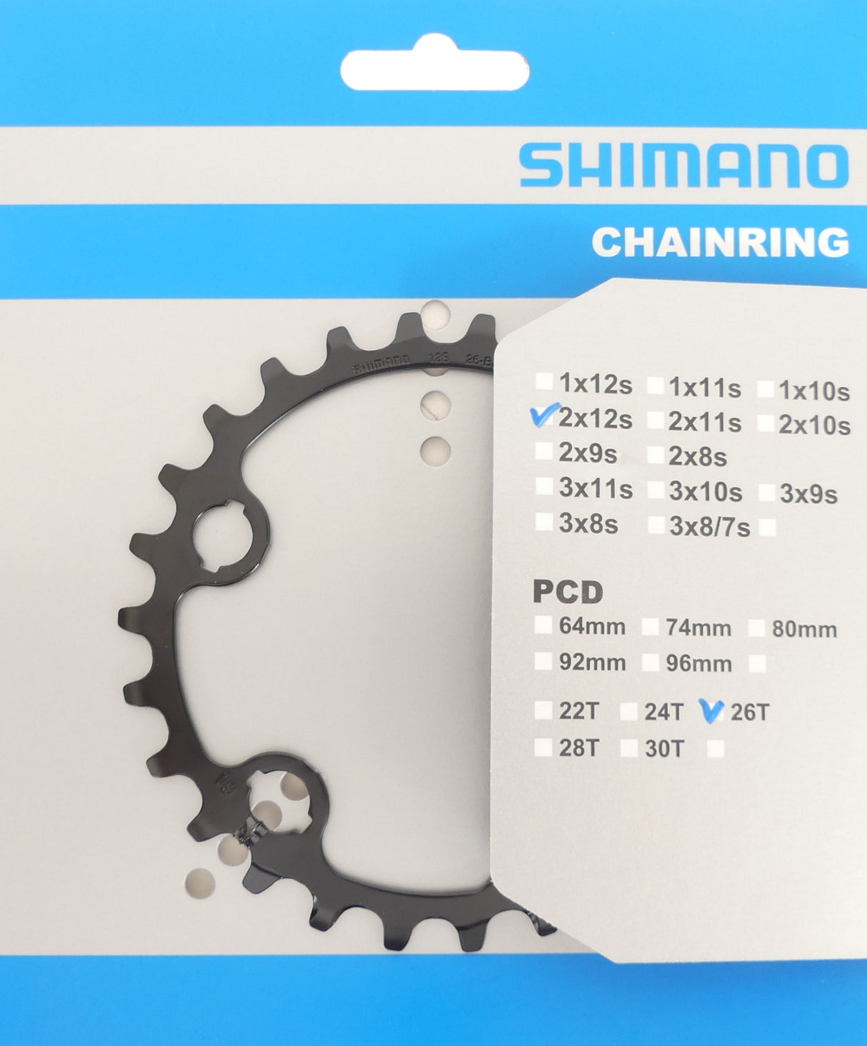 Shimano Chain Top 26T SLX FC-M7100 FC-M7120 12 VITESSE