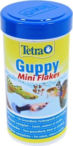 Tetra guppy fish food vlokken