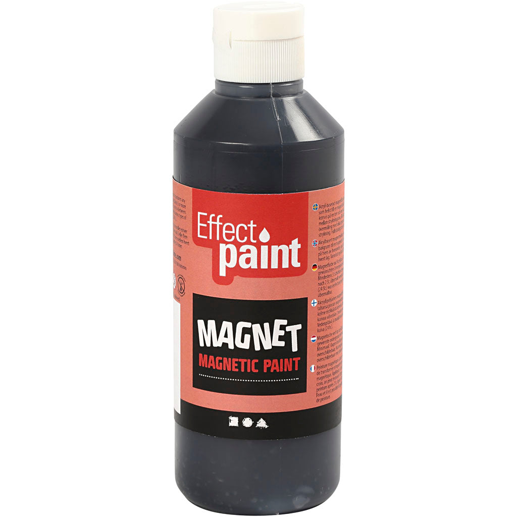 Creativ Company Magnetfarbe, Schwarz, 250 ml 1 Flasche