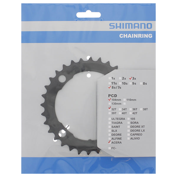 Shimano Chain top Acera 104mm FCM361 Black 32T