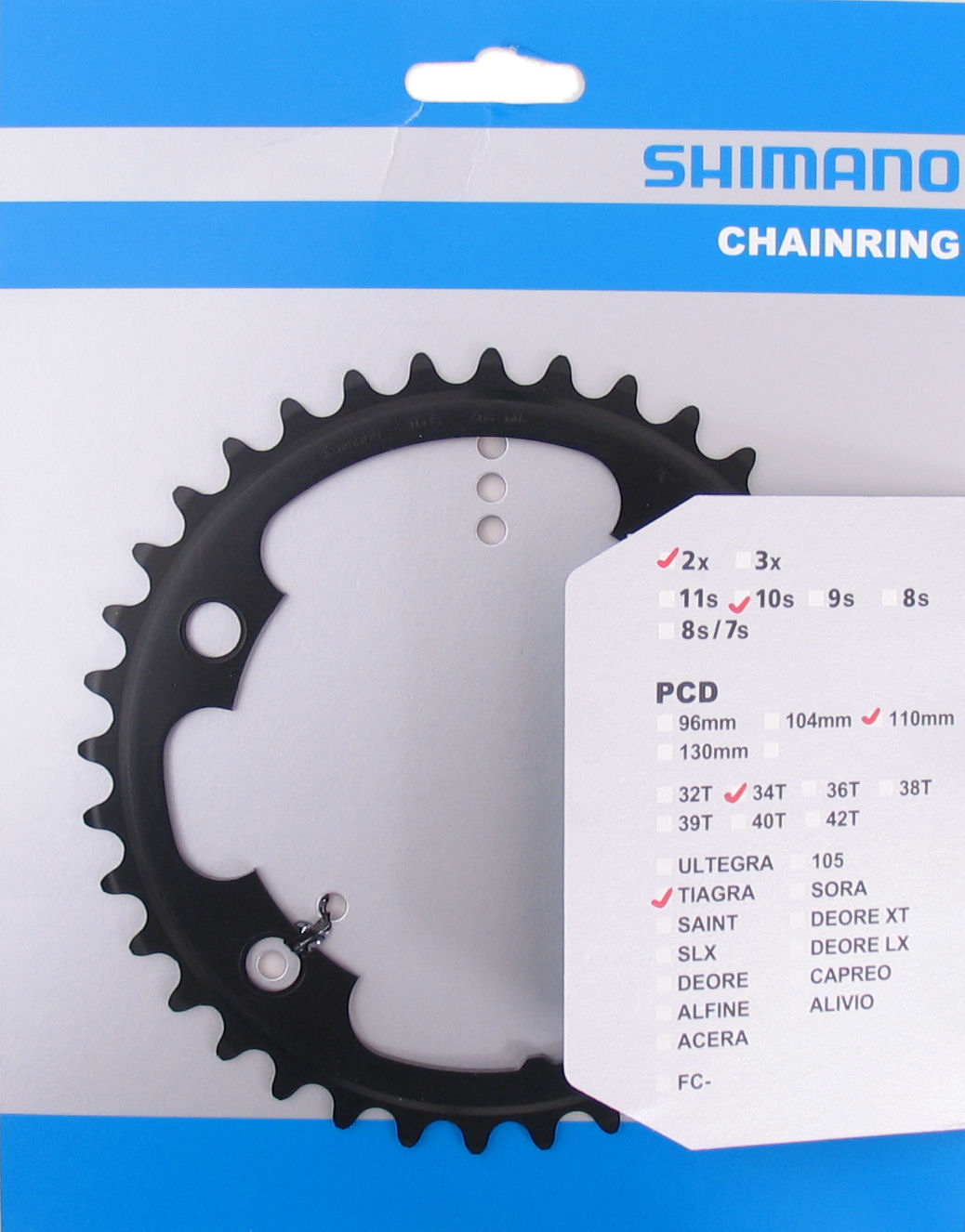 Shimano-Kette Top Tiagra 10V 34T Y1RC34000 FC-4700