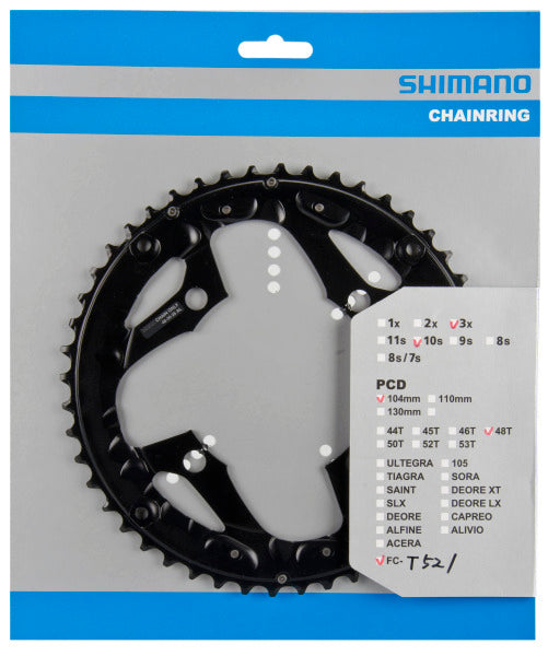 Shimano Chain Top 48T FC-T521 Borde de cadena sin serie