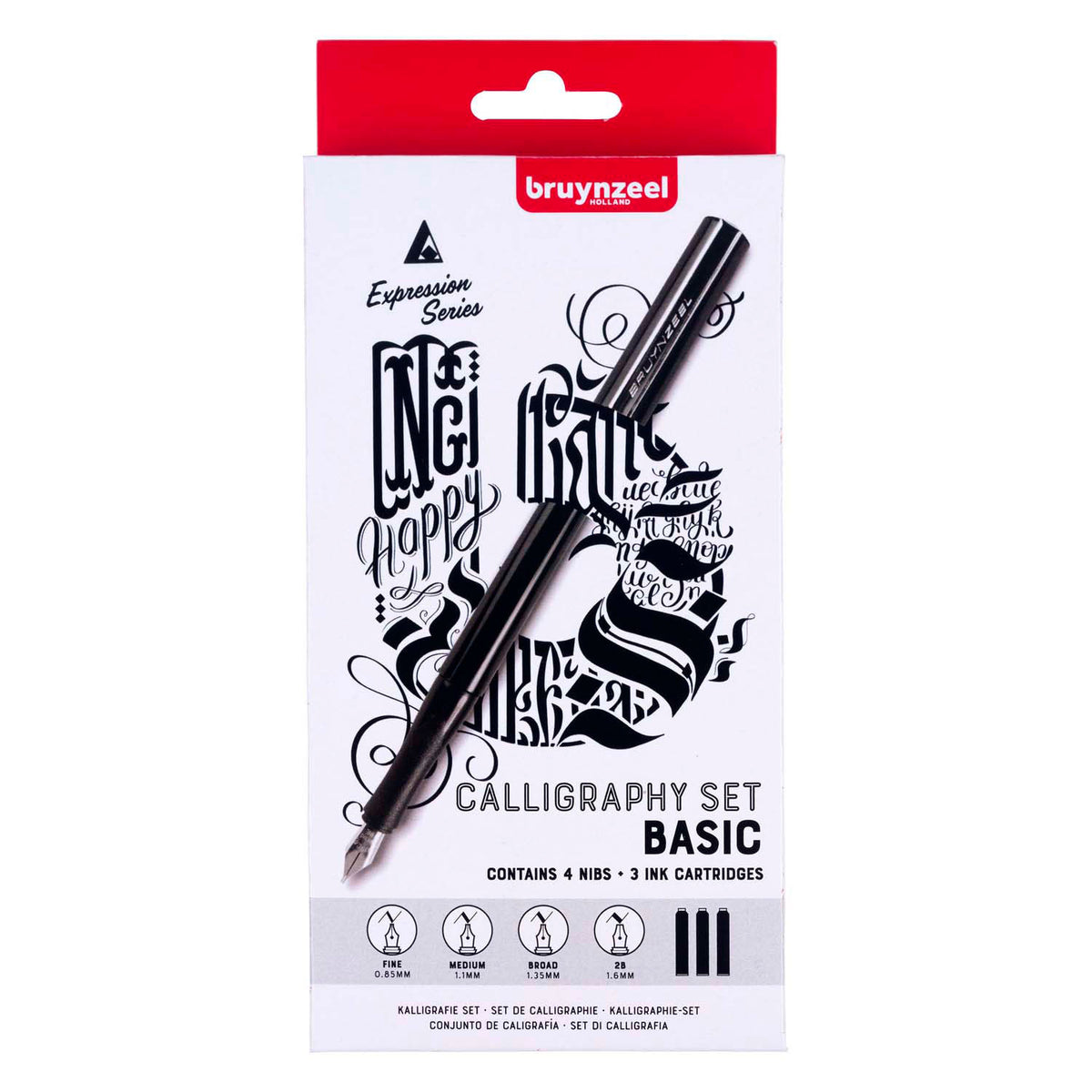Bruynzeel Kalligraphie-Set 8-teilig