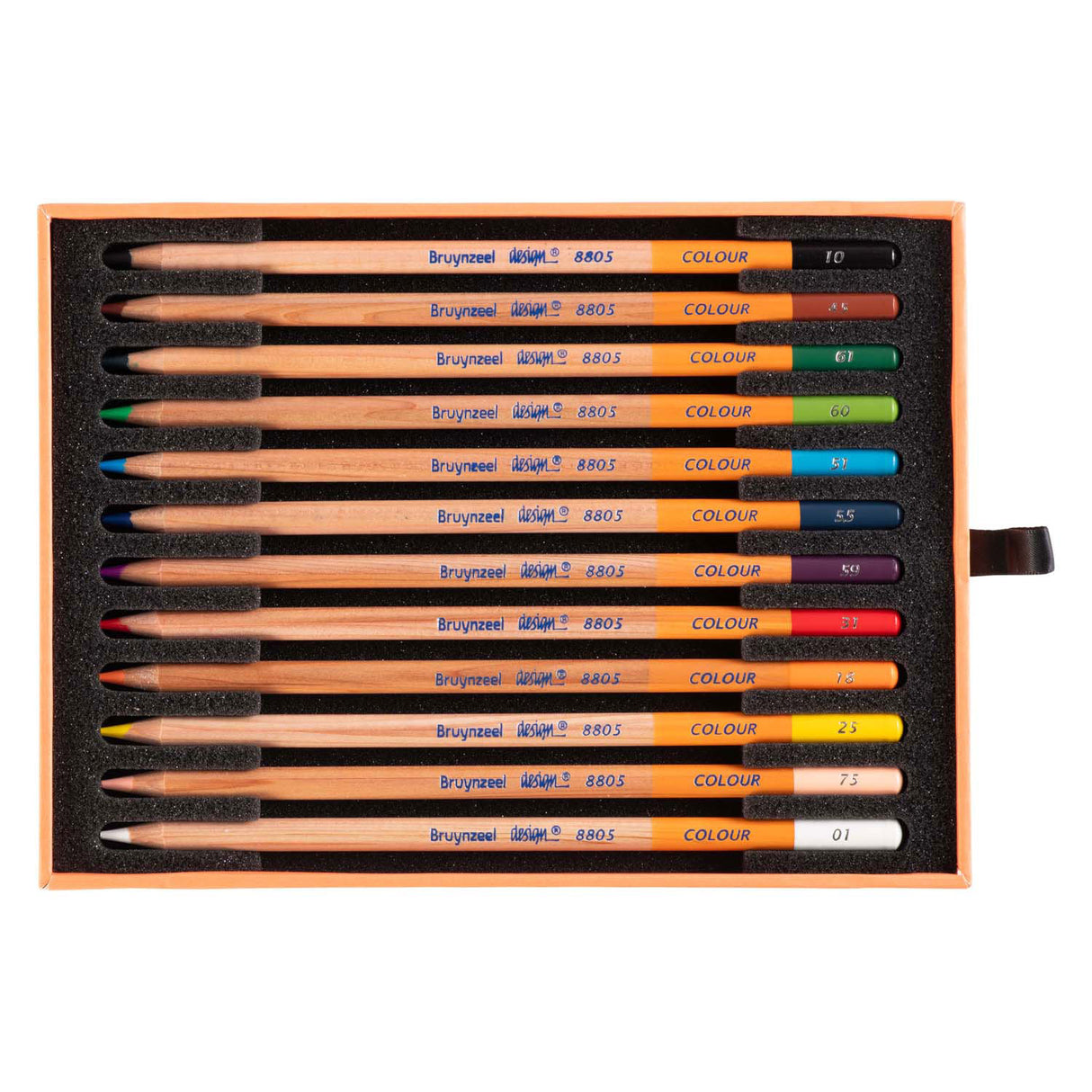 Bruynzeel Farbbox mit 12 Buntstiften