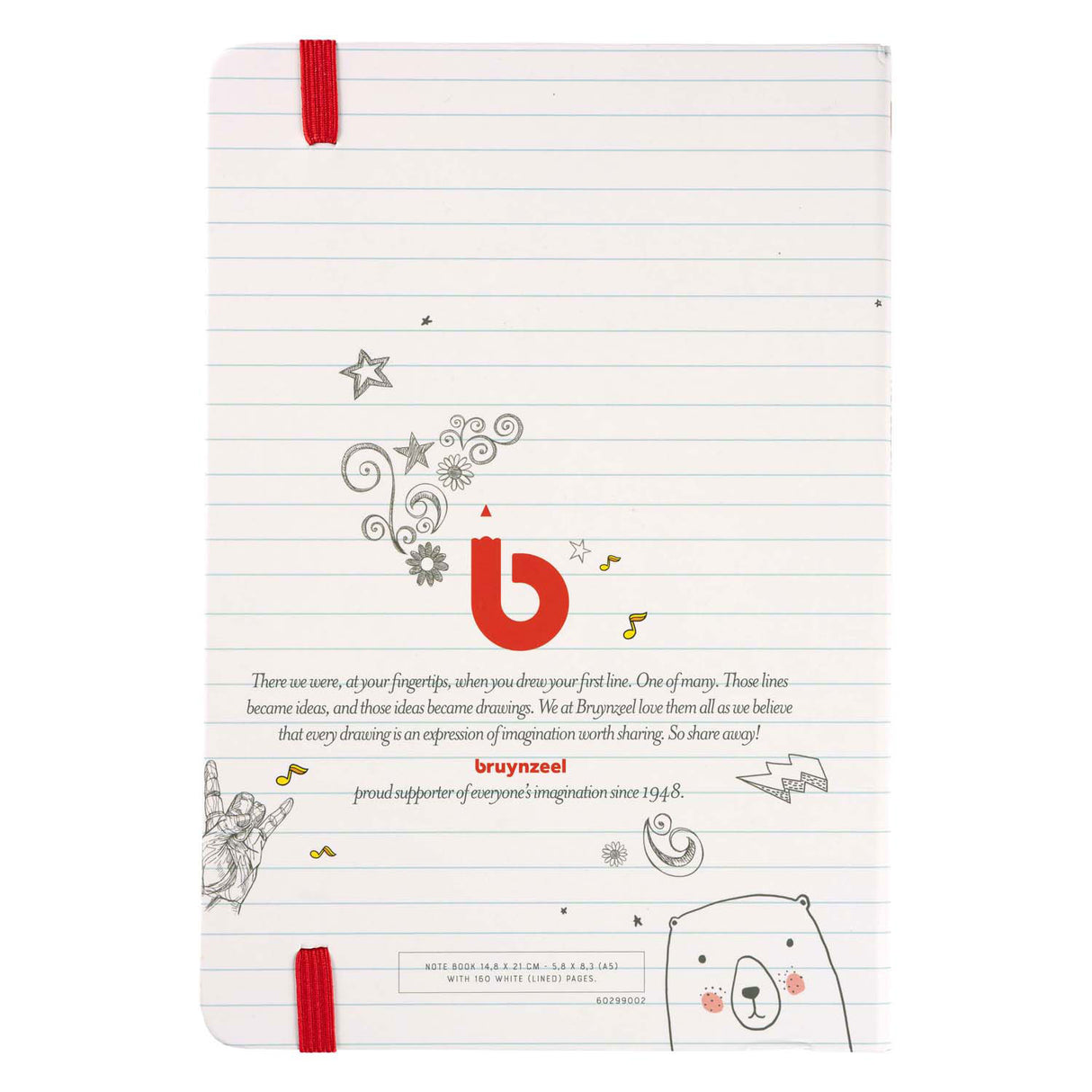 Bruynzeel Notizbuch A5 80 g m 160 Seiten