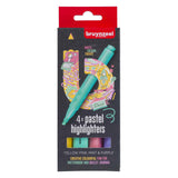 Bruynzeel Textmarker-Set Pastell 4 Farben