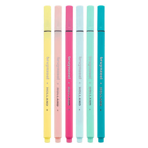Bruynzeel Fineliner-Set hell 6 Farben