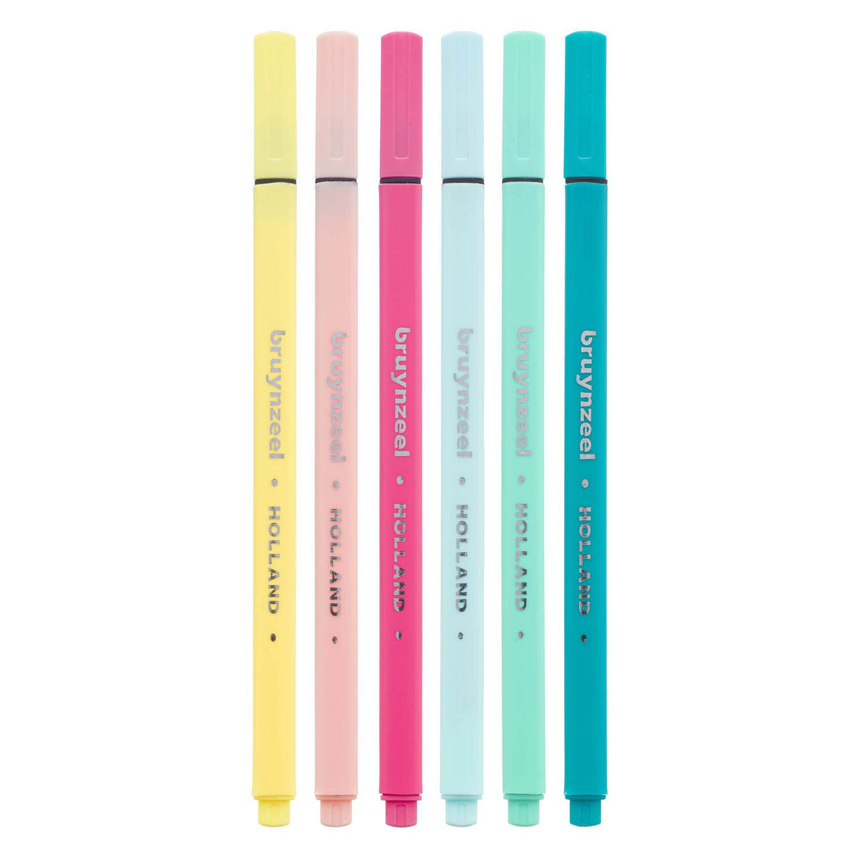 Bruynzeel Fineliner-Set hell 6 Farben