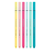 Bruynzeel Fineliner-Set hell 6 Farben