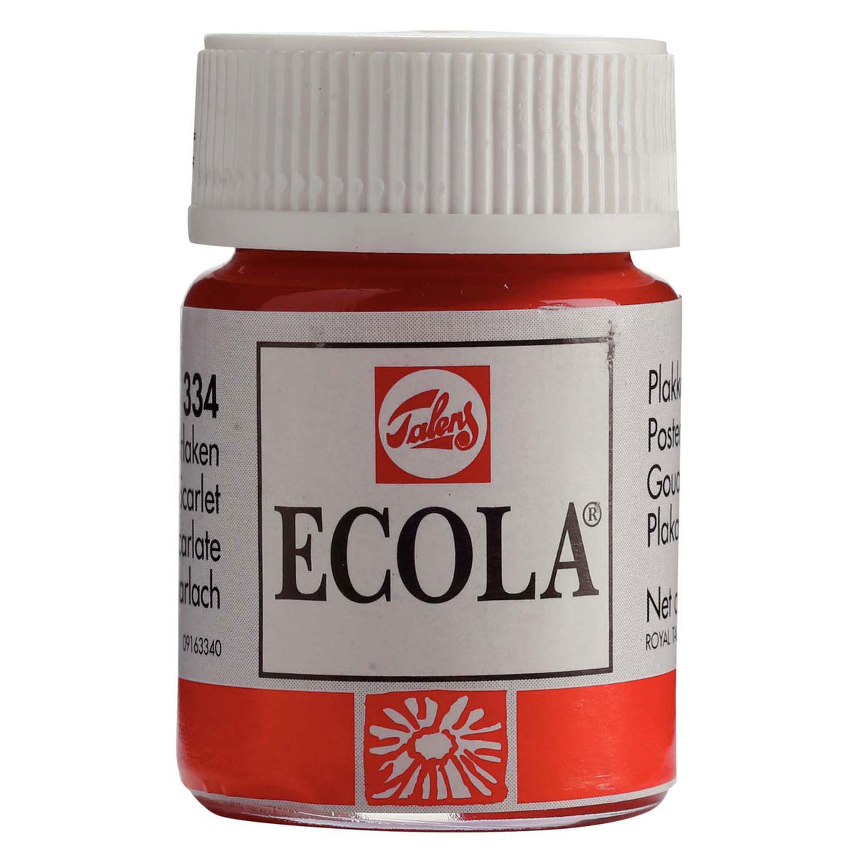 Bruynzeel Ecola Gouache Flasche 16 ml Scharlachrot 334