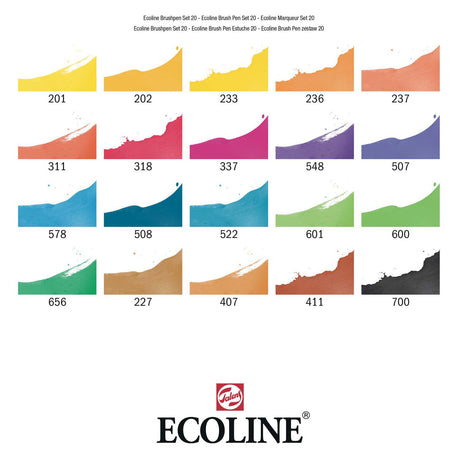 Ecoline Pinselstift-Set Landschaften | 20 Farben
