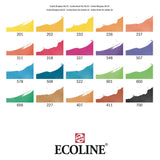 Bruynzeel Ecoline Pinselstift-Set Landschaften, 20 Farben