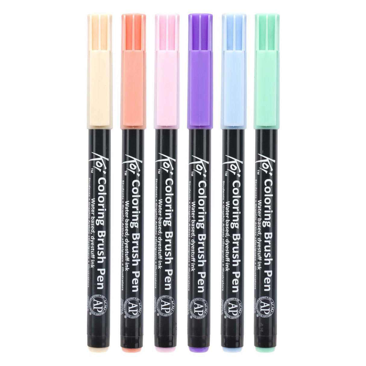 Sakura Koi Malpinselstift-Set Süßigkeiten, 6 Farben