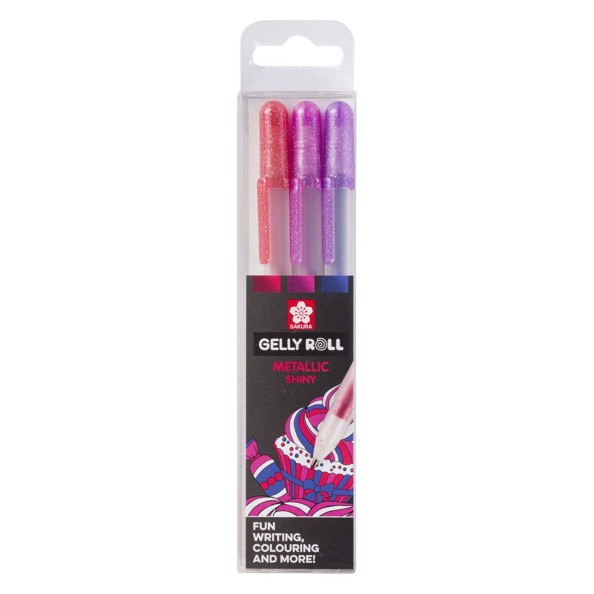 Sakura Gelly Roll Metallic-Set mit 3 Gelstiften, Süßigkeiten