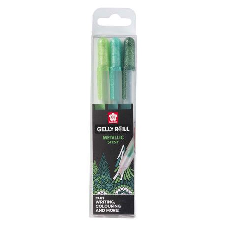 Sakura Gelly Roll Metallic-Set mit 3 Gelstiften, Wald