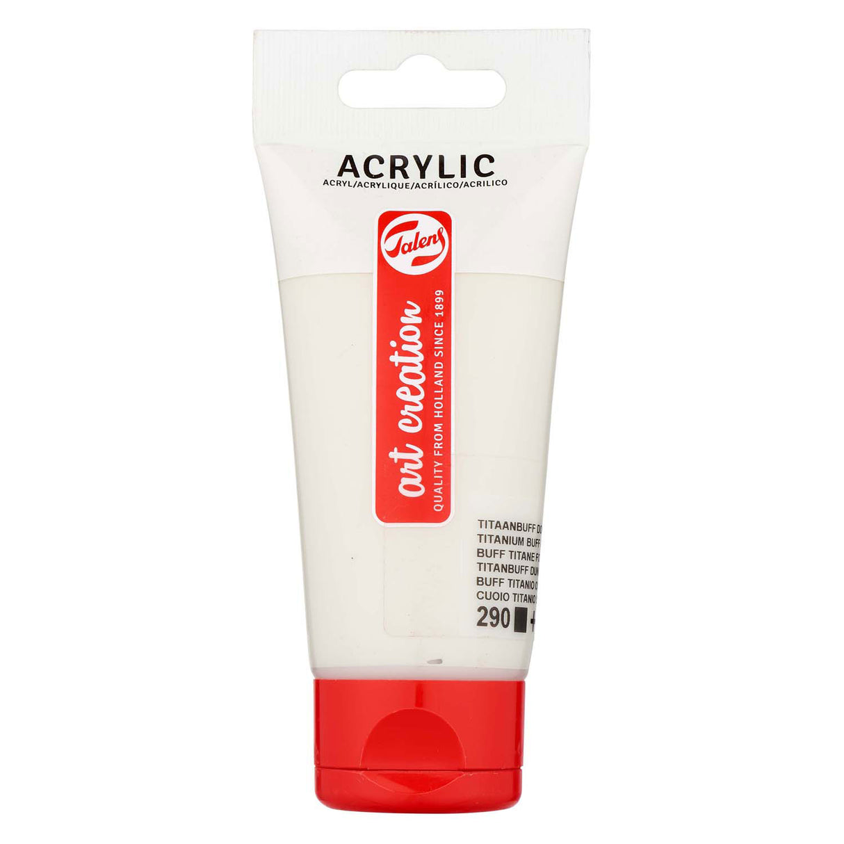 Talens Art Creation Acrylfarbe, Tube 75 ml, Titan Buff Donk 290