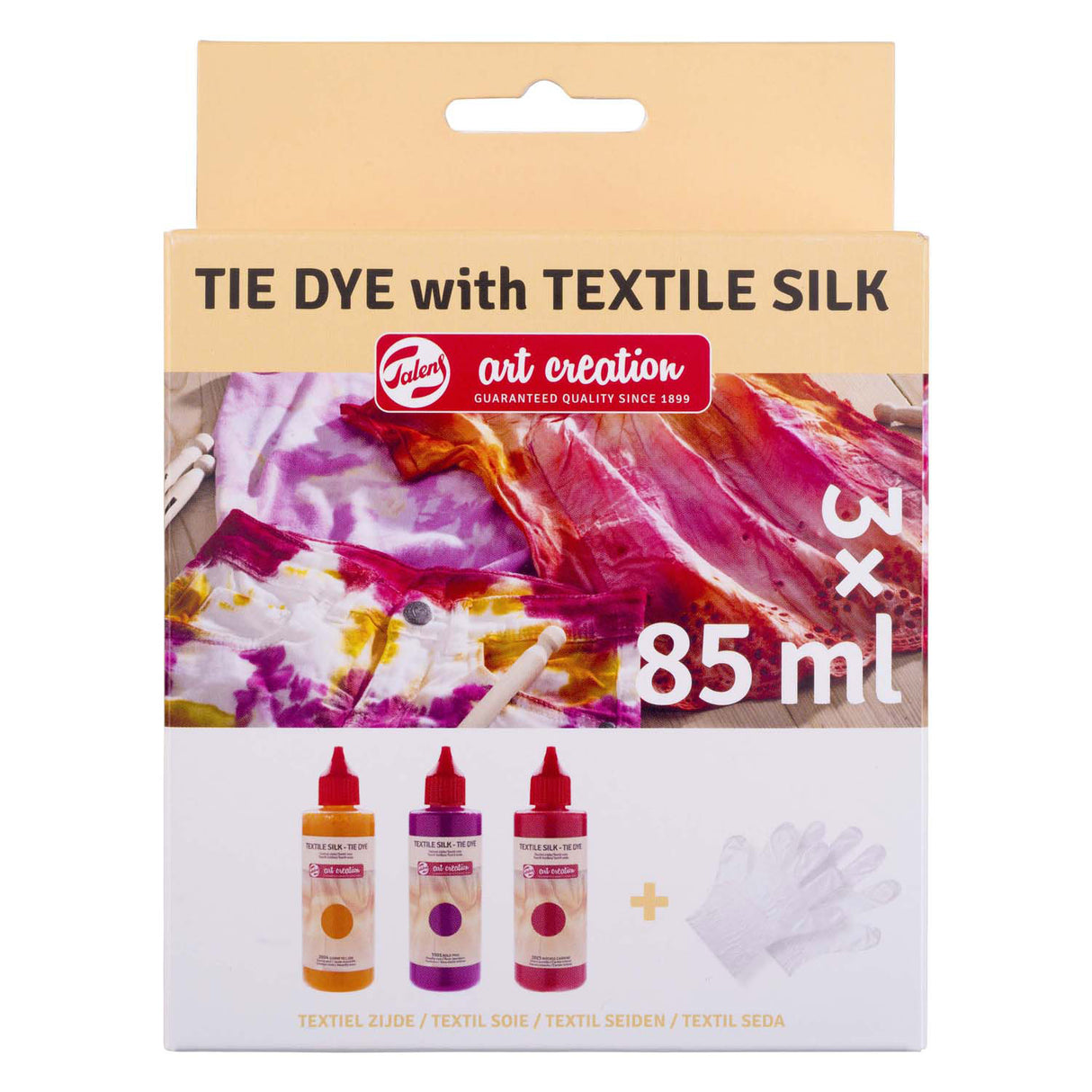 Talens Art Creation Tie-Dye-Set rosa, 3x 85 ml
