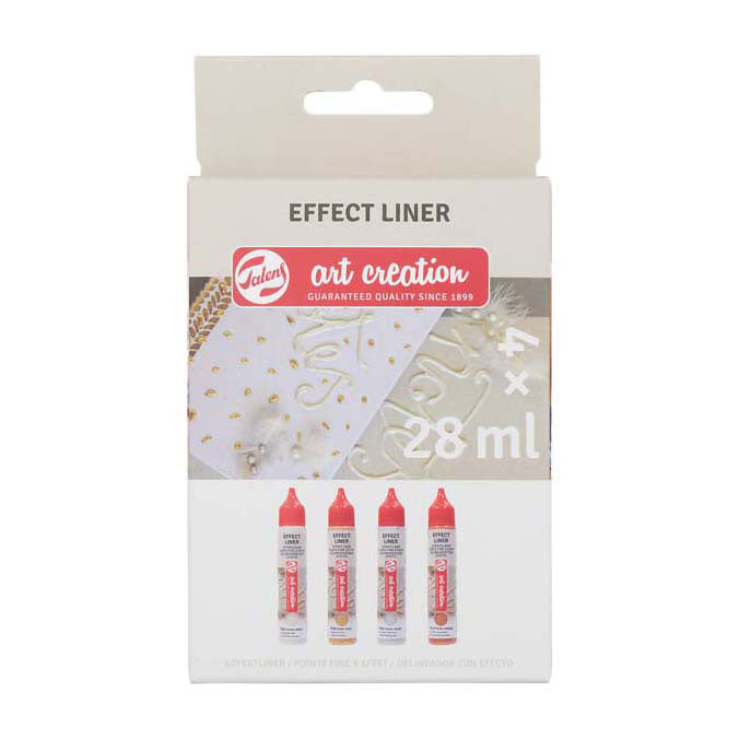 Talens Art Creation Effect Liner-Set 4x28ml Standardperle