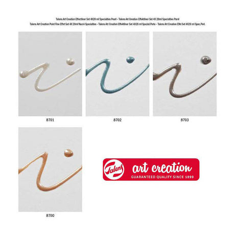 Talens Art Creation Effectliner Set 4x28ml Spezialitäten Pearl