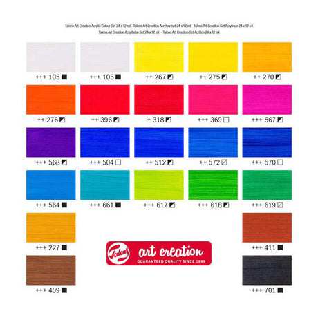 Talens Art Creation Acrylfarben-Set | 24 x 12 ml