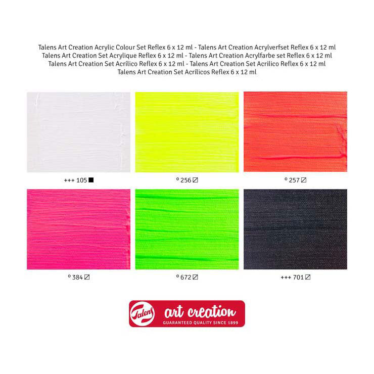 Talens Art Creation Acrylfarben-Set Reflex, 6x12ml