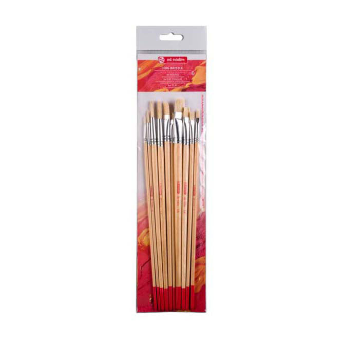 Talens Art Creation Öl-Acryl-Pinsel-Set V 10 – Wildschweinborsten