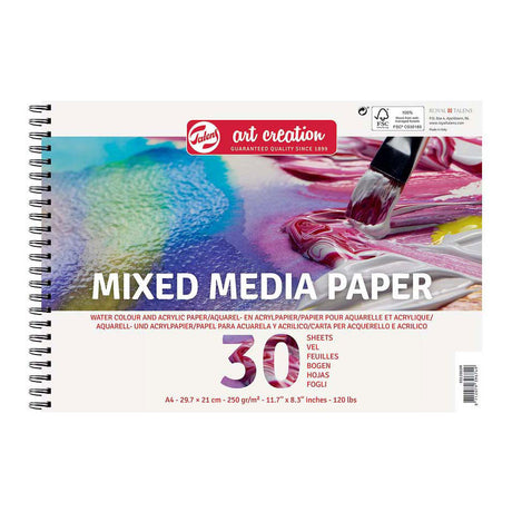 Talens Art Creation Mixed-Media-Papier A4 250 g 30 Blatt
