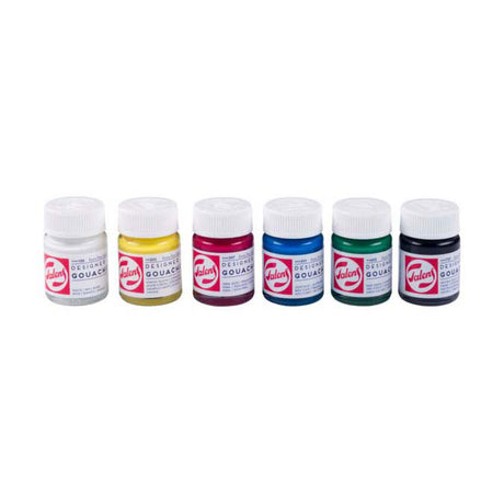 Talens Gouache Extra Fine Primärset, 6 x 16 ml Flaschen