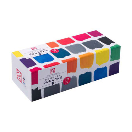 Extra feines Gouache-Set von Talens, 10 x 16 ml-Flaschen