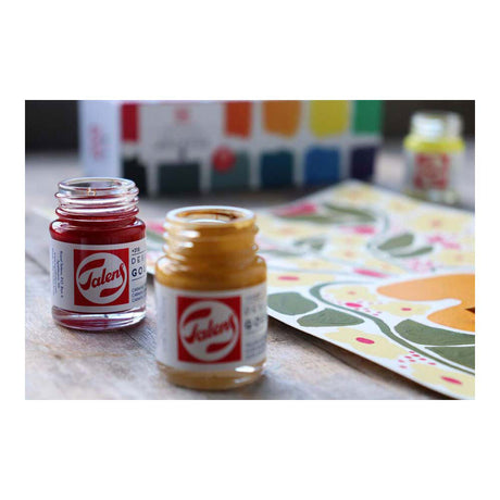 Extra feines Gouache-Set von Talens, 10 x 16 ml-Flaschen