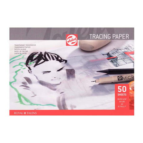 Talens Transparentpapier A4 90g 50 Blatt